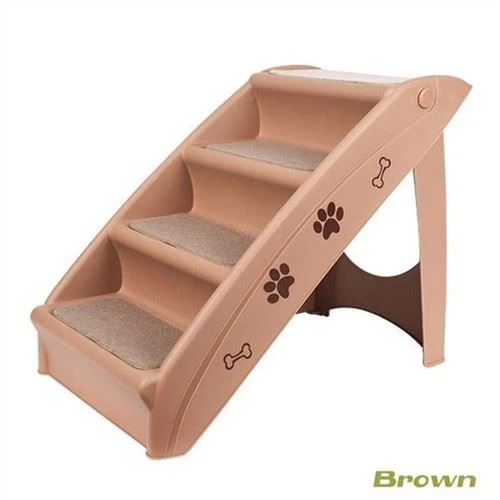 Skladací rebrík pre domáce zvieratá 4-stupňový schodisko pre mačky pes lezecká rampa na posteľ