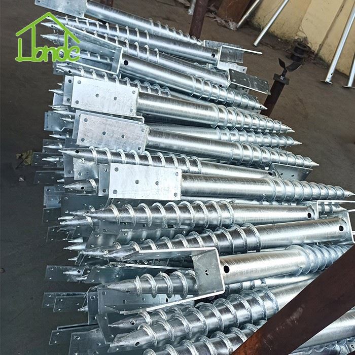 Hotdip Galvanized Ground Anchor Spiral Pole Anchor